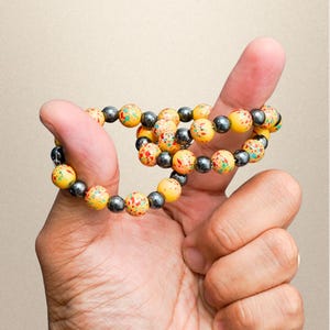 Tactile Beaded Ring Fidget – Handmade Desk Toy for Hands & Finger Motion | Orbi Loops