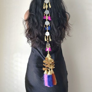 Punjab Mirror Paranda Punjabi Parandi Indian Hair Jewellery Pakistani Jewellery Bollywood  Jewellery Punjabi Jewellery Multicolour Paranda