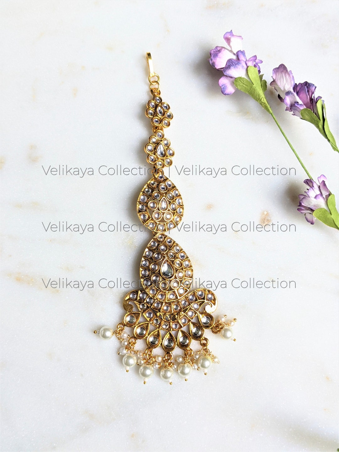 Maang Tikka Indian Jewelry Punjabi Jewelry Pakistani Jewelry