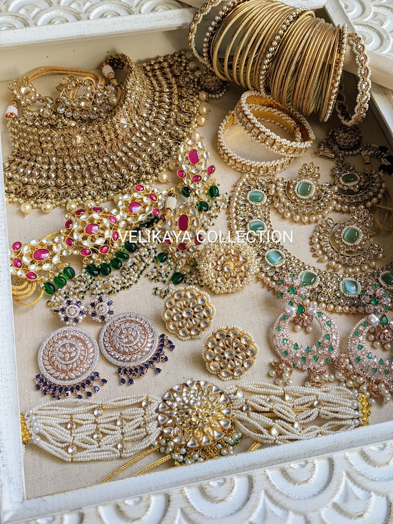 Polki imitation best sale jewellery