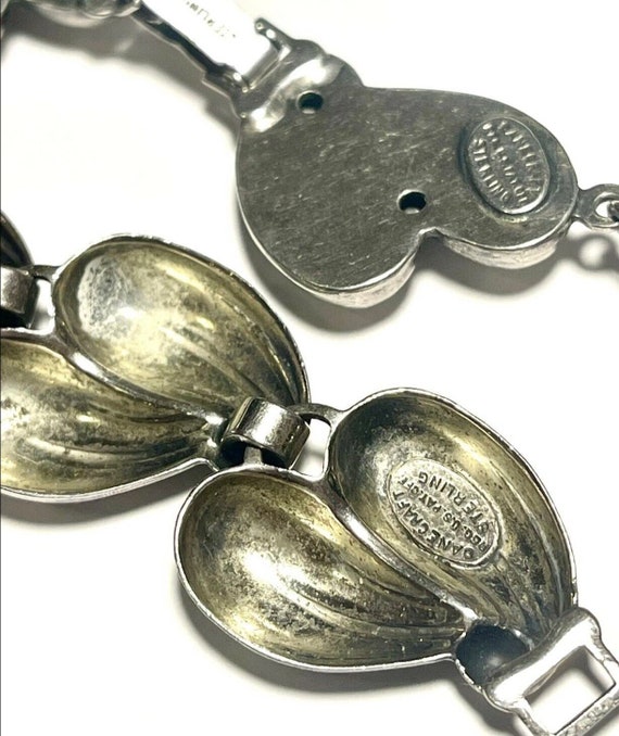 Danecraft Vintage Sterling Silver Puffy Heart Cha… - image 3