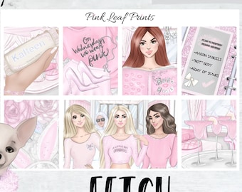 Fetch | Printable Planner Stickers | Digitial Download