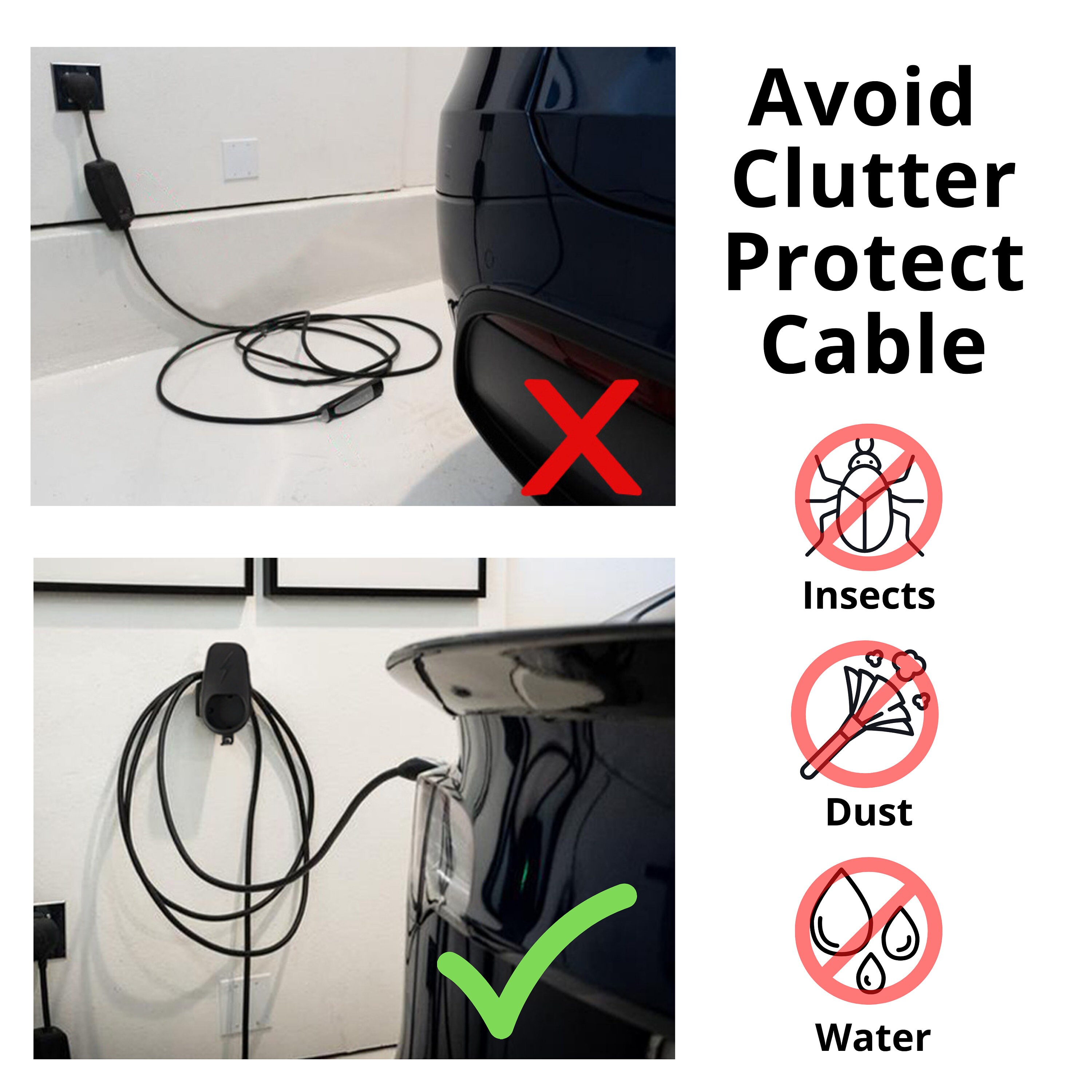 Charging Cable Holder and Organizer Accessories for Tesla Etsy