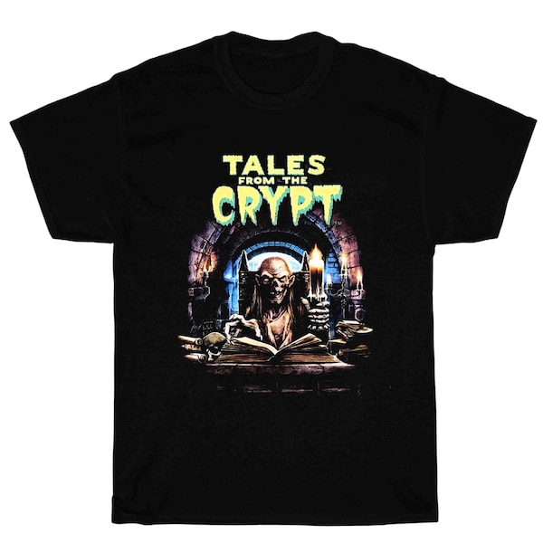Camiseta Tales From The Crypt 1972, Película de terror, Amante del terror, Camisas rockeras, Camisa del club de cine de terror, Fanático del terror, Camiseta de Halloween