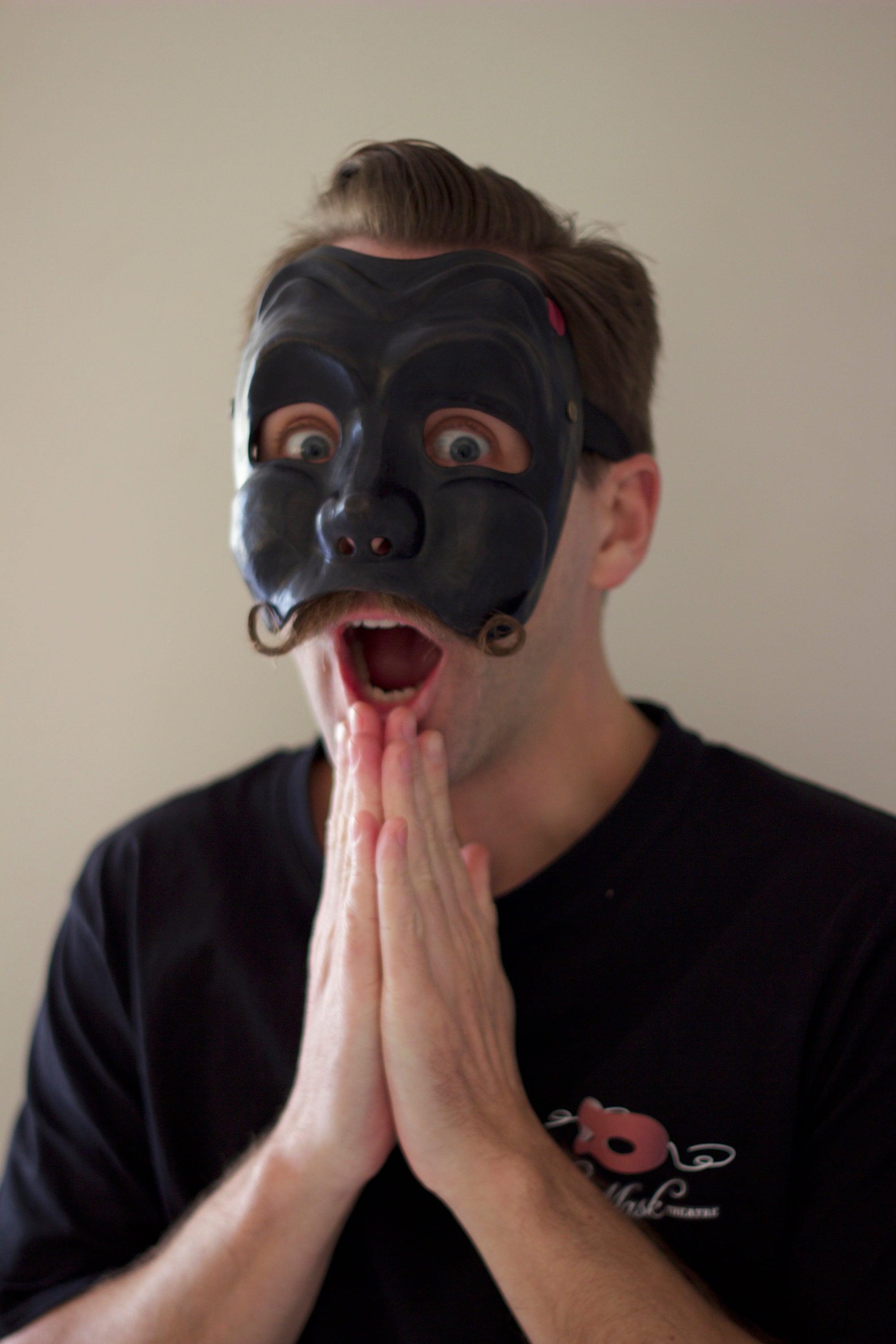 Arlecchino - high Quality Handmade Leather Commedia dell'Arte Mask