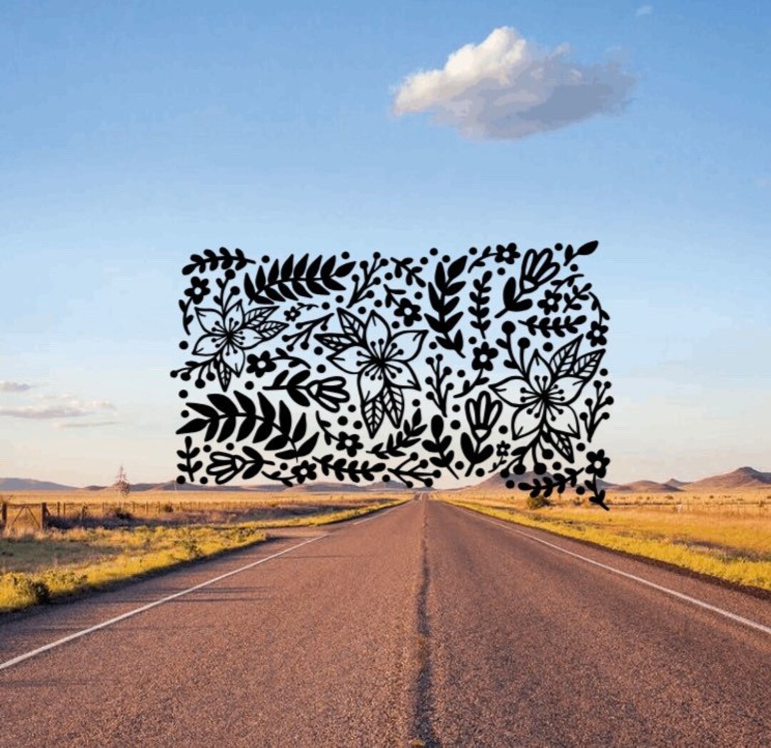 South Dakota Flower Decal Wild Flowers State Mount Rushmore Home Car