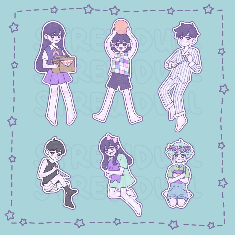 holographic OMORI stickers 