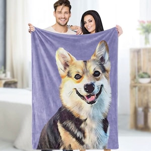 Etsy personalized dog blankets 2025