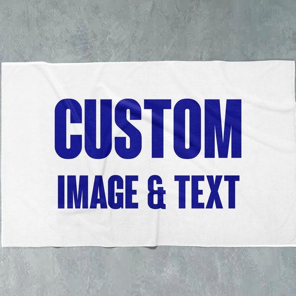 Customized Personal Designed Towel with Personalized, Sports Team Logo ,Rally Towel, Gym towel, Promotional Gift etc