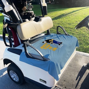 Custom  Golf Cart Seat Cover: Happy Gilmore Style