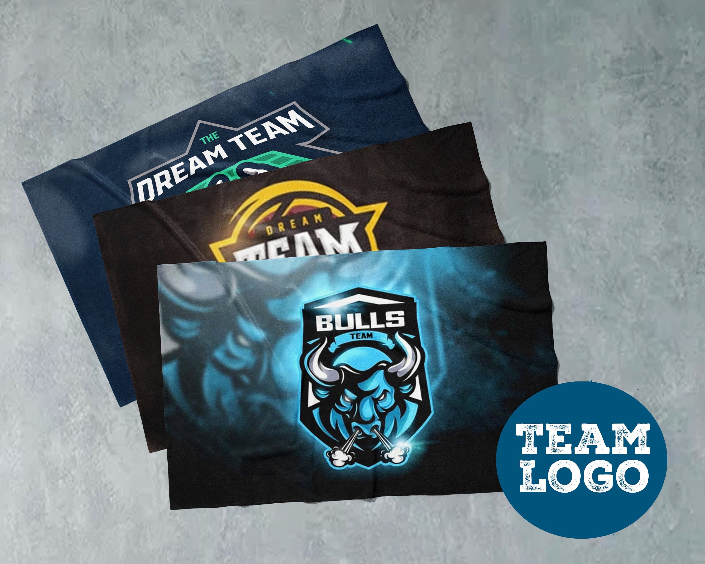 Custom Sports Team Logo Towel, Personalized Gym Rally Towel - Etsy