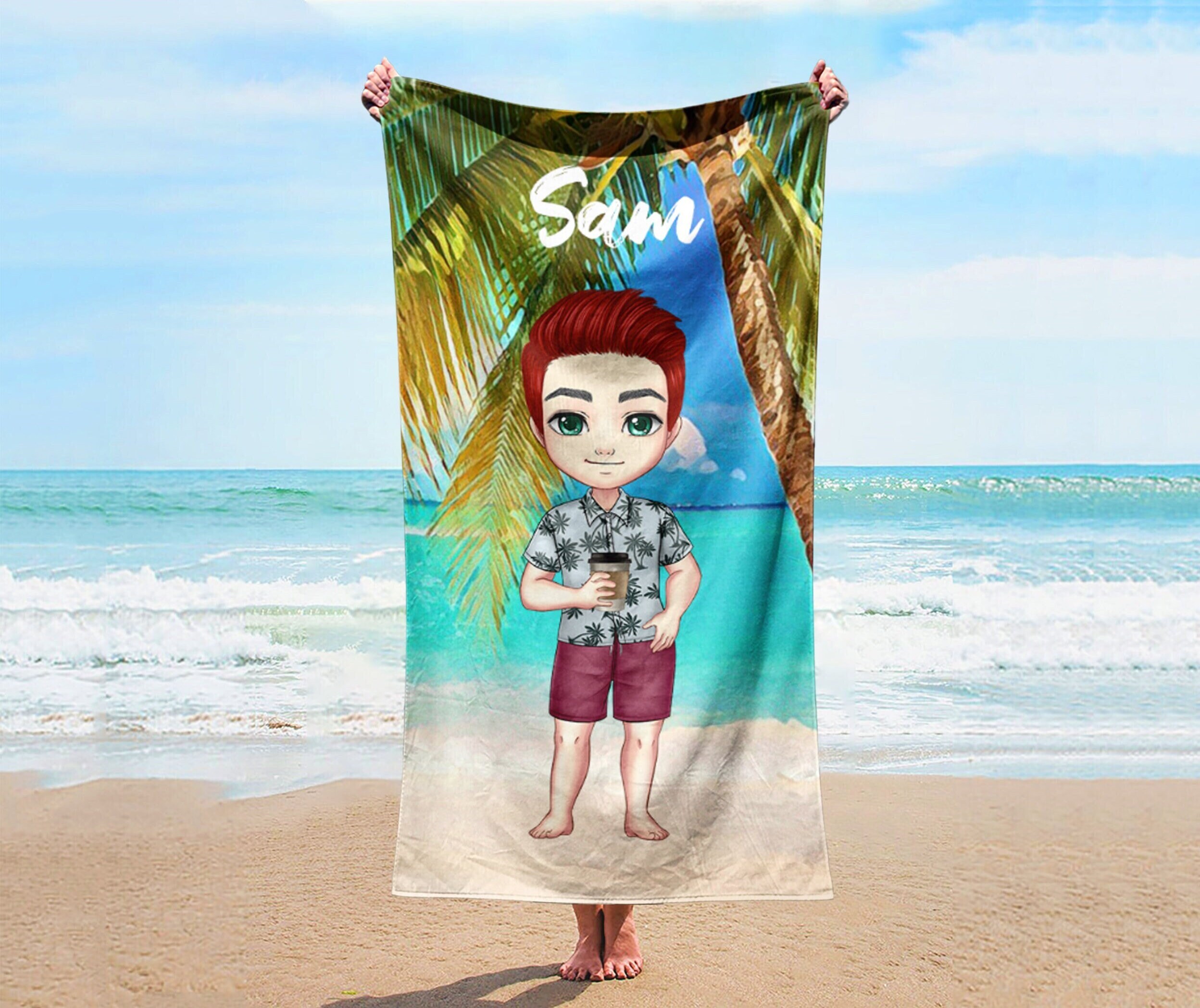 Character 2024 beach towels