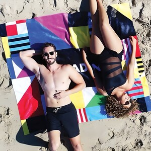 Oversized plush beach towels sale