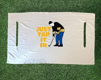 Custom Golf Cart Seat Cover – "Happy Gilmore" Monogrammed Cloth