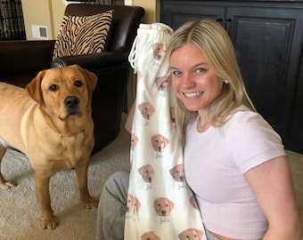 Custom Pet Portrait Pajama: Personalized Photo Gift for Pet Lovers