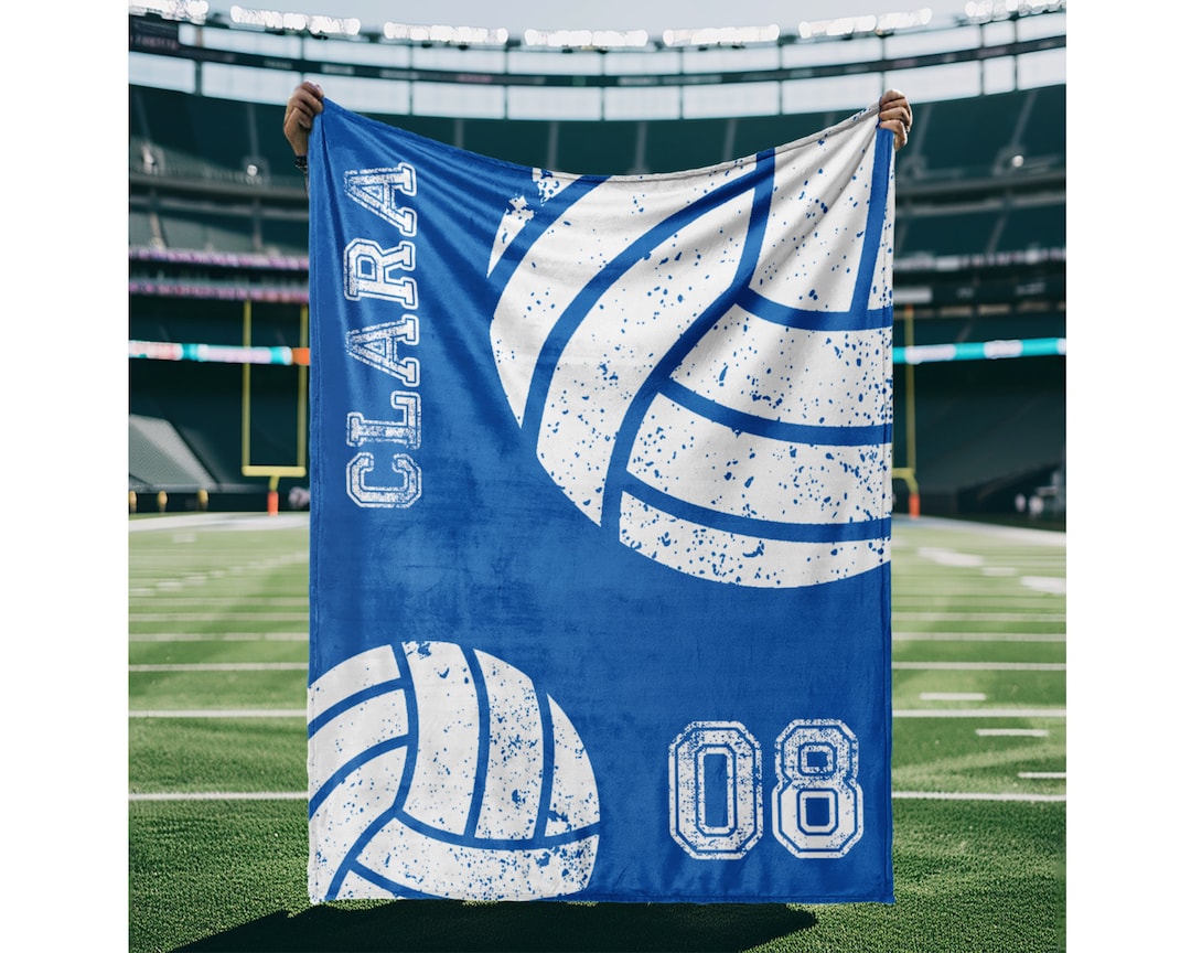 Personalized Sports Team Blanket: Custom Name Minky or Sherpa - Etsy