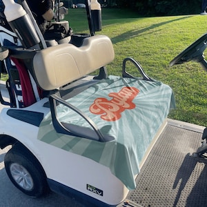 Op maat gemaakte premium stoffen golfkar stoelhoes