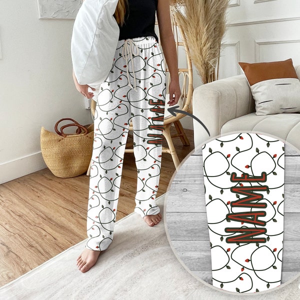 Personalized Pajama Pants, monogrammed pajamas, Christmas pajama pants, family pajama sets ,Custom pajamas, holiday gifts