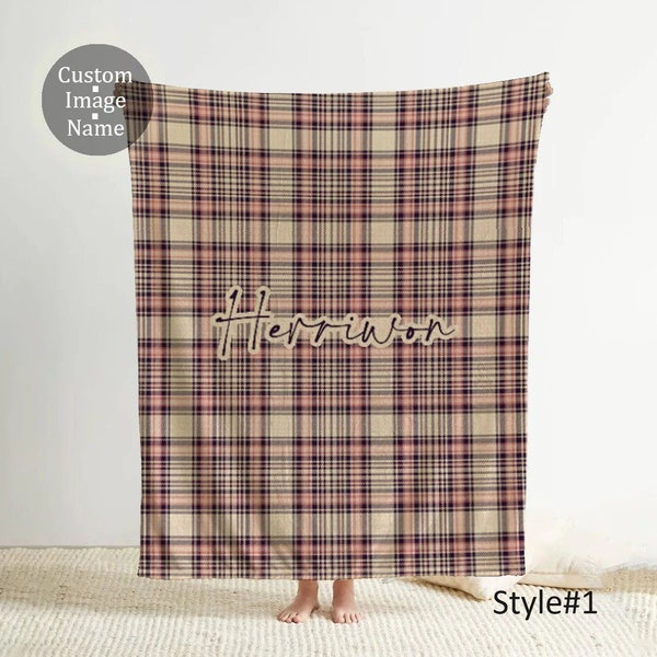 Personalized Design style blanket with Name, Custom blanket gift, Birthday Anniversary Gift