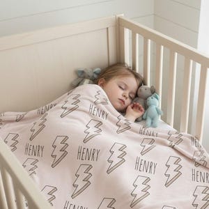 Personalized Kids Minky Blanket: Custom Name, Soft Fleece or Sherpa