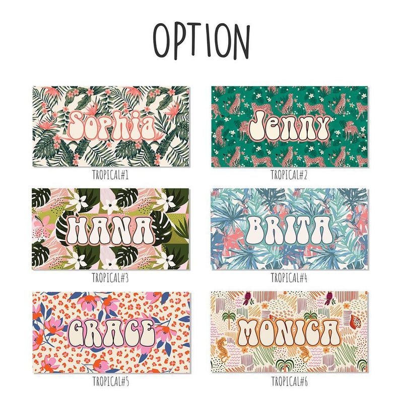 Personalized Tropical Floral Beach Towel, Custom Name Pool Towel, Summer Vacation Gift image 10