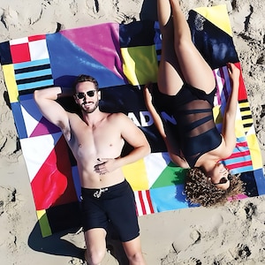 Oversized Fully Custom Extra Large Custom Personalized 2XL Beach Towel