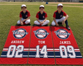 Custom Sports Team Logo Towel, Personalized Gym Rally Towel