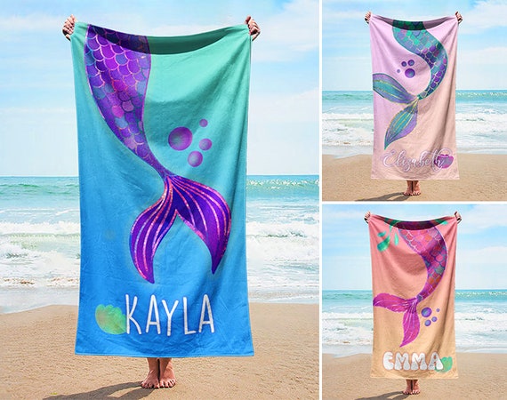 Mermaid 2024 beach towel