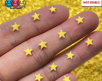 10grams Star Little Bright Yellow Fimo Slices Fake Clay Sprinkles Stars Decoden Jimmies Funfetti