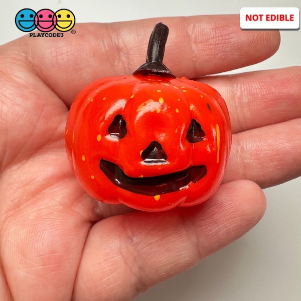 10pcs Large Jack-o'-lantern Hollow Decoration Halloween Holiday Charms Slime Supplies Fake Bake Headband Cabochons Decoden PLAYCODE3