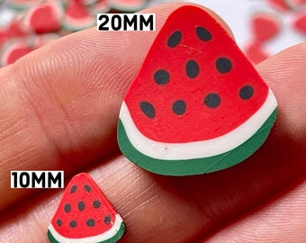 20grams 20mm 10mm Watermelon Fimo Slices Polymer Clay Cabochons  Fake Sprinkles Slime Supplies Faux Food Decoden Jimmies PLAYCODE3