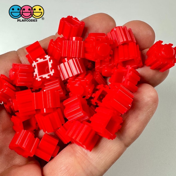 200pcs Red Micro Diamond Building Blocks Crunchy Slime Crunch   PLAYCODE3