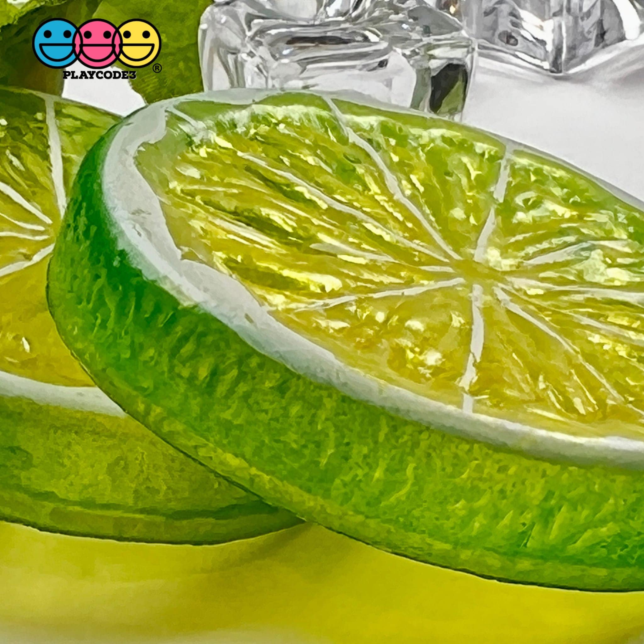 Slice Fruit Charms Orange Lemon Lime Slices Decoden Fake Food