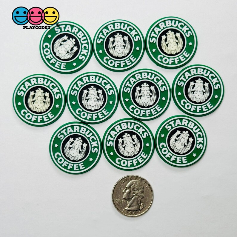 Coffee Frozen Drink Cups Fake Food Shoe Charms WITHOUT Buckle Botton Bendable Flatback Cabochons Slime Supply Fake