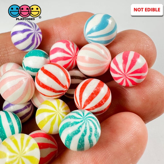 20pcs 12 Colors Candies Fake Candy Charms Flatback Faux Food Realistic  Crafting Supplies Cabochons Fake Bake Slime Supplies MM PLAYCODE3 