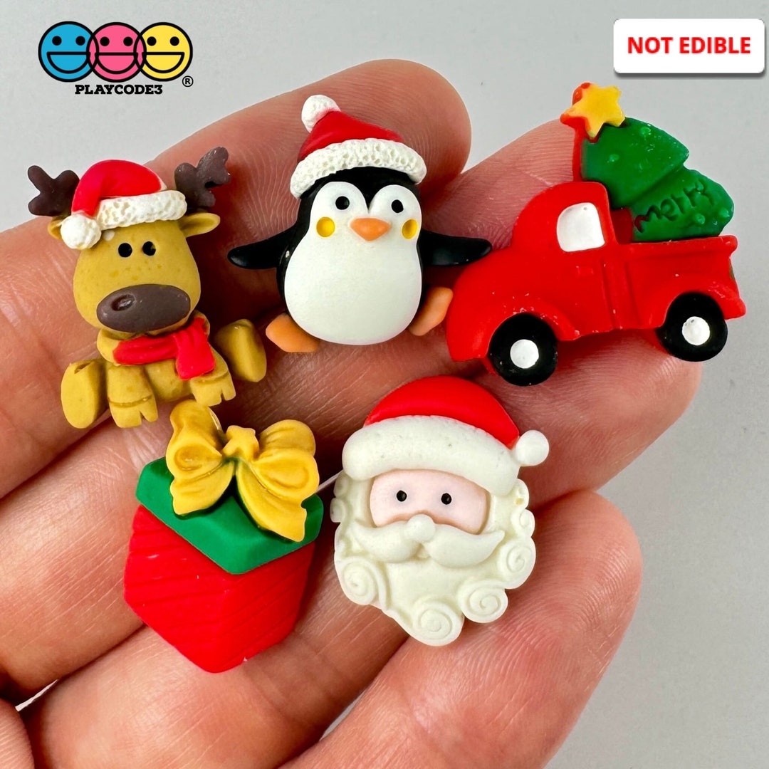 10pcs Christmas Penguin Santa Reindeer Gift Box Truck Holiday - Etsy