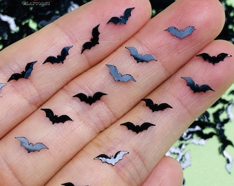 10/20g Bat Glitter Iridescent Bats Nail Art Glitters Slime Supplies Crafting Halloween Sequins Resin Shaker Filler Batgirl Nails PLAYCODE3