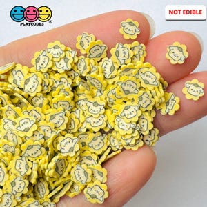 10grams Japanese TV Cartoon Anime Character Yellow Dog 5mm Clay Sprinkles Slime Supplies Fake Bake Tumbler Shaker PLAYCODE3