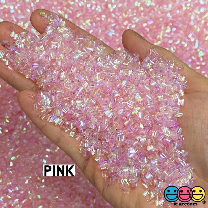 50g Iridescent Bingsu Beads - Crunchy Slime Add Ins For ASMR & DIY Crafts