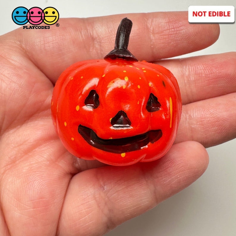 10pcs Large Jack-o'lantern Hollow Decoration Halloween Holiday Charms Slime Supplies Fake Bake Headband Cabochons Decoden PLAYCODE3 image 1