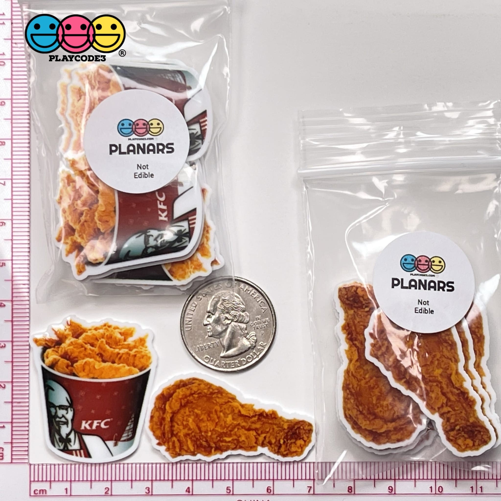 Funny Fried Chicken Leg Keychain – Realistic PVC Food Keyring For Backpack & Purse - View #7