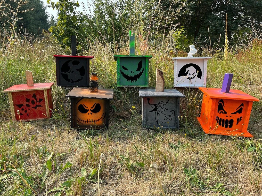 Wooden Jack O Lanterns. - Etsy
