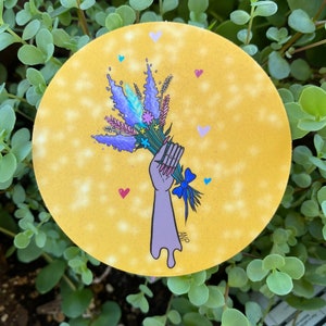 Adesivo Fiori nella mia mano