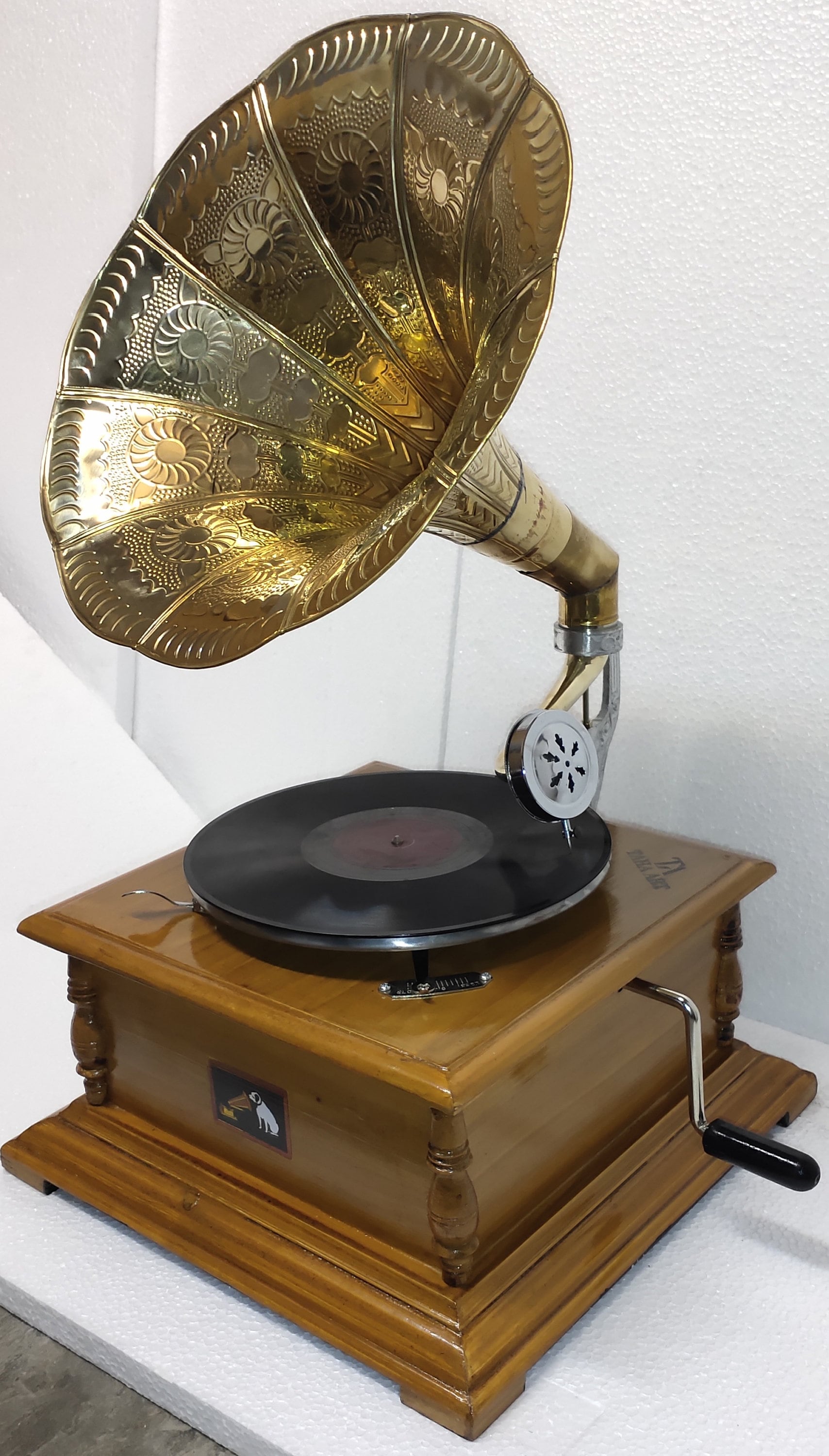 Antique Vintage Replica Gramophone Phonograph Record Player