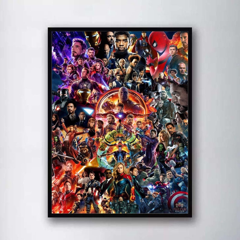 2019 Avengers Endgame Movie Poster Silk Print Wall Art Picture Home Decor Painting