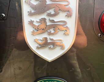 England Magnetic St George Shield Car Motif Flag Van Truck