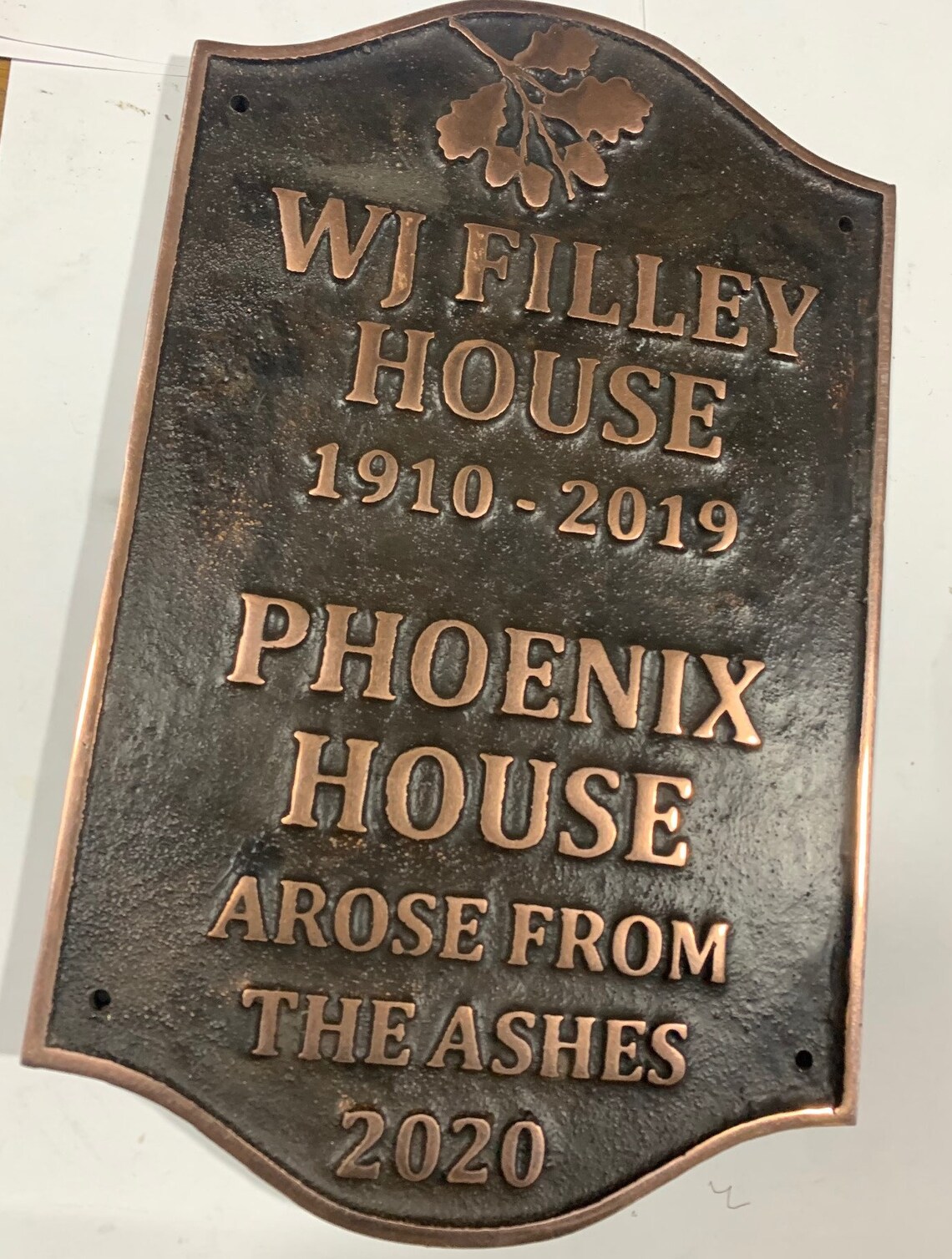 Cast Copper Memorial Plaque Sign / Grave Marker / House Sign Etsy