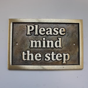 Solid Cast Brass Plaque Sign | Custom House  Hotel Signs | Durable Bronze Plaques for Home & Business Décor