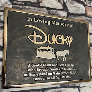 PLACAS CONMEMORATIVAS en BRONCE - Placa de homenaje personalizada, elegante letrero conmemorativo para seres queridos, regalo de recuerdo y decoración para el hogar