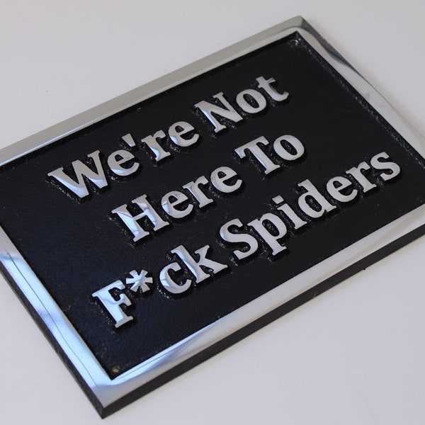 Custom Plaques in Cast Aluminium